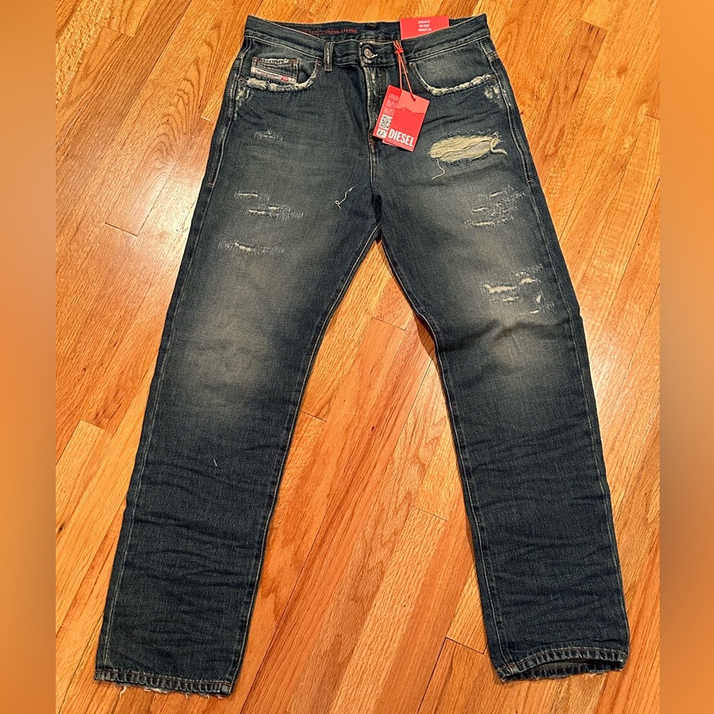 Diesel Straight Jeans 2020 D-Viker E9C40 Dark Blue W31 L34
